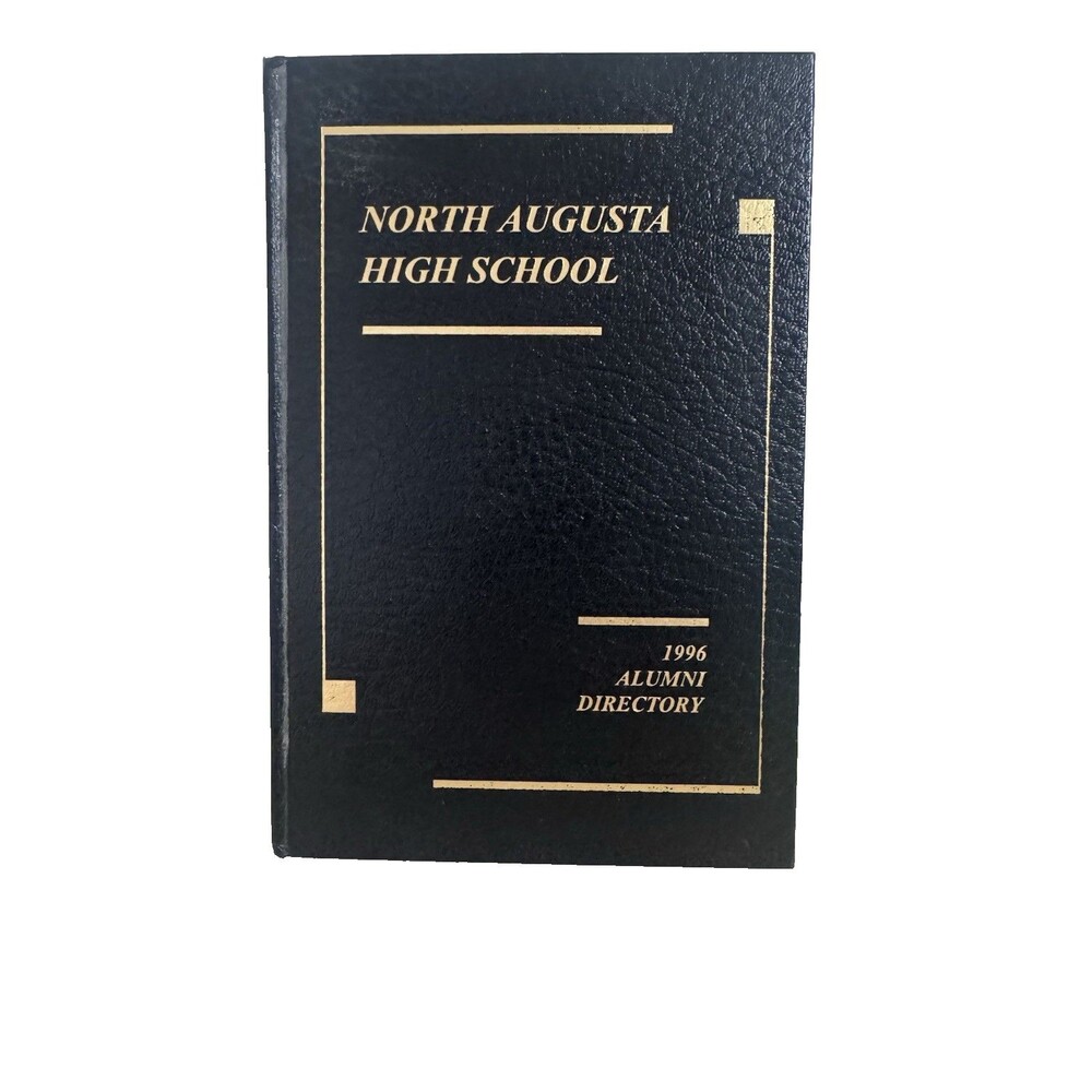 North Augusta High School Alumni Directory 1996 Yearbook Hardcover Black Gold